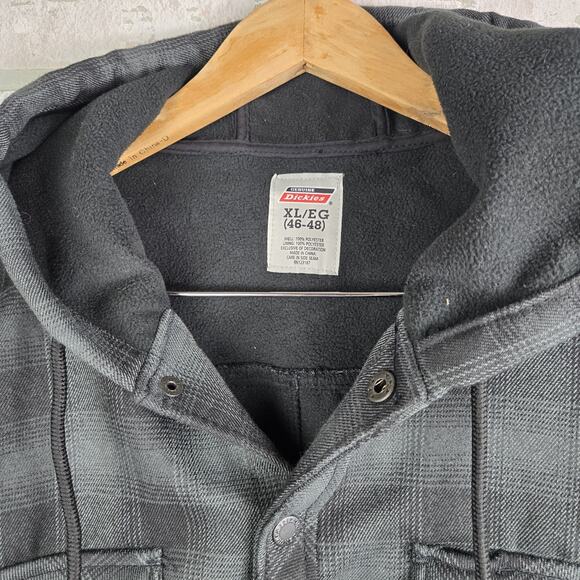 Dickies Plaid Hooded Jacket XL - Picture 2 of 10